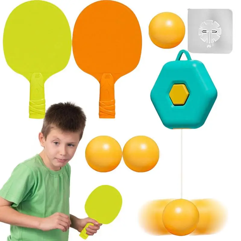 

Детский тренировочный тренажер для настольного тенниса, регулируемый по высоте