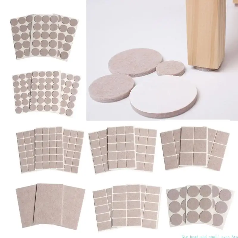 Фото 581c 72pcs Portable Weel Weel Chair Pad Pactors Mutes Mouts крепкий самостоятельный клей №1