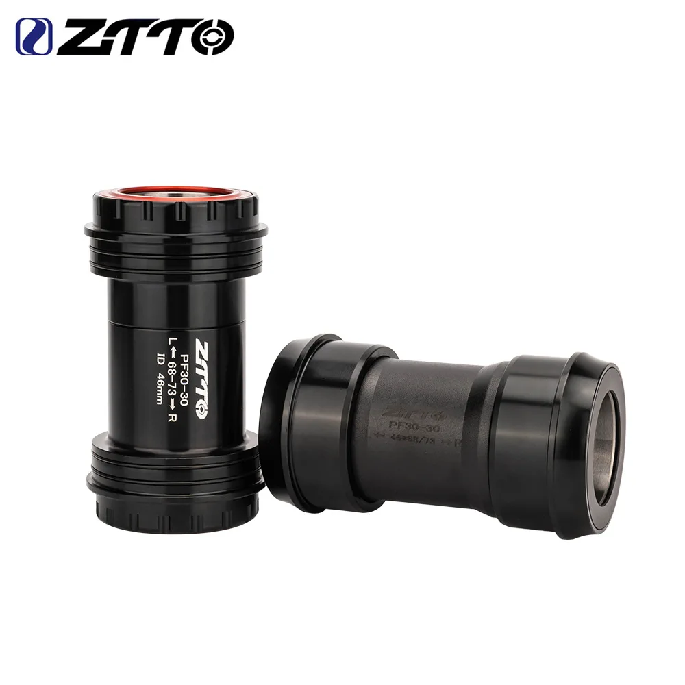 

ZTTO Bicycle Bottom Brackets PF30 Four Peilin Central Axis For Mountain Road Bike 46mm Frame Pressed Int Lock-type 30mm crankset