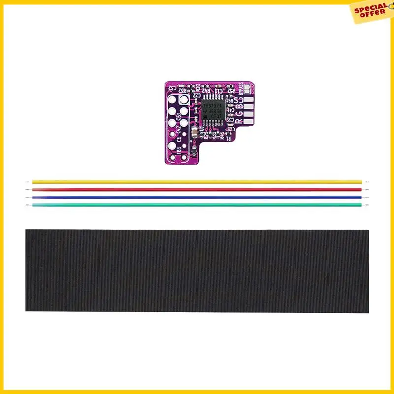 Фото A25P N64 RGB MOD Комплект для консолей N64 NTSC Чип модуля RGB для Nintendo 64 NTSC Модифицированный выходной модуль RGB Прочный №4