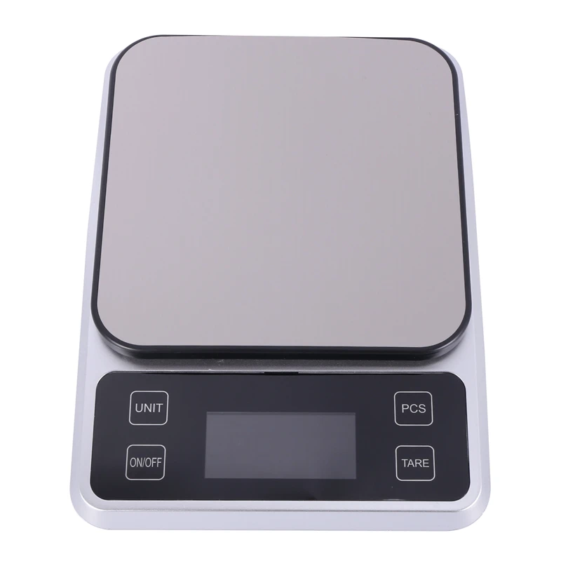 

Digital Food Scale, 5000G/0.1G Kitchen Scale Weight Grams And Oz For Cooking Baking, Stainless Steel, HD LCD Display