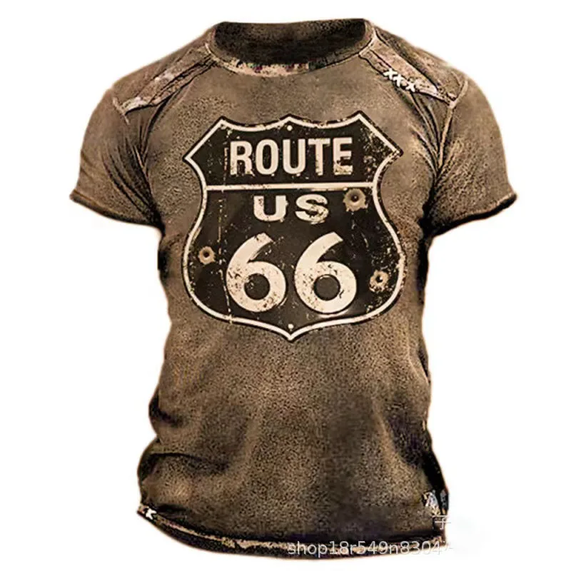 

2022 Vintage 3d Letter Print Men's T Shirt Summer Cotton Street Style O Neck T Shirt Top Short Sleeve Fashion American Clothing
