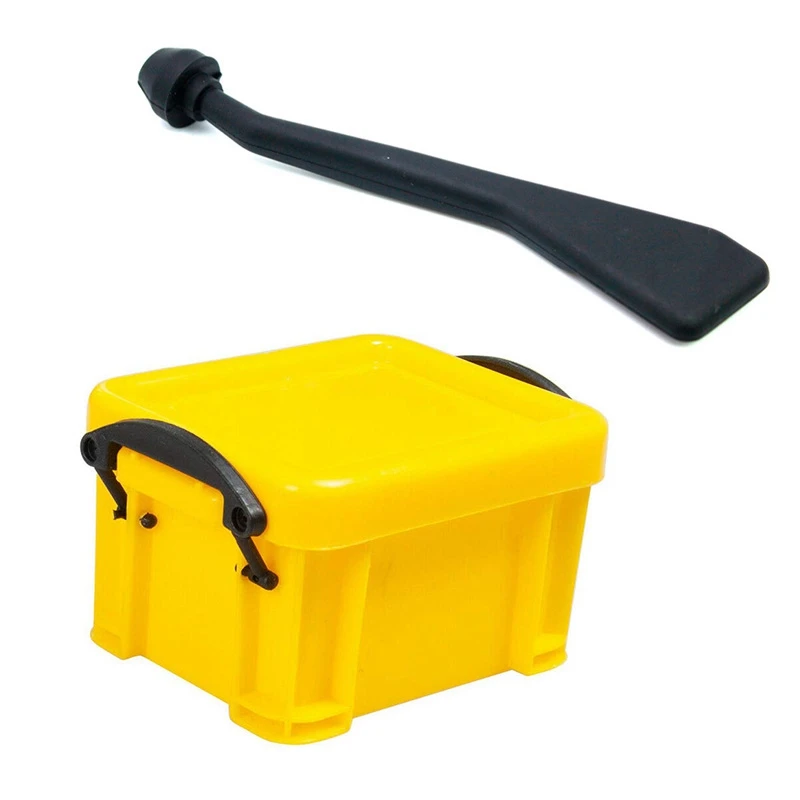 

1 шт. черная резиновая подводная трубка для 4WD Defender Gelande II D90 D110 D130 и 1 шт. RC автомобиль пластиковые шкалы ящик для хранения инструмент