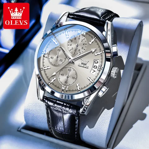 OLEVS 2987 кварцевые часы для мужчин