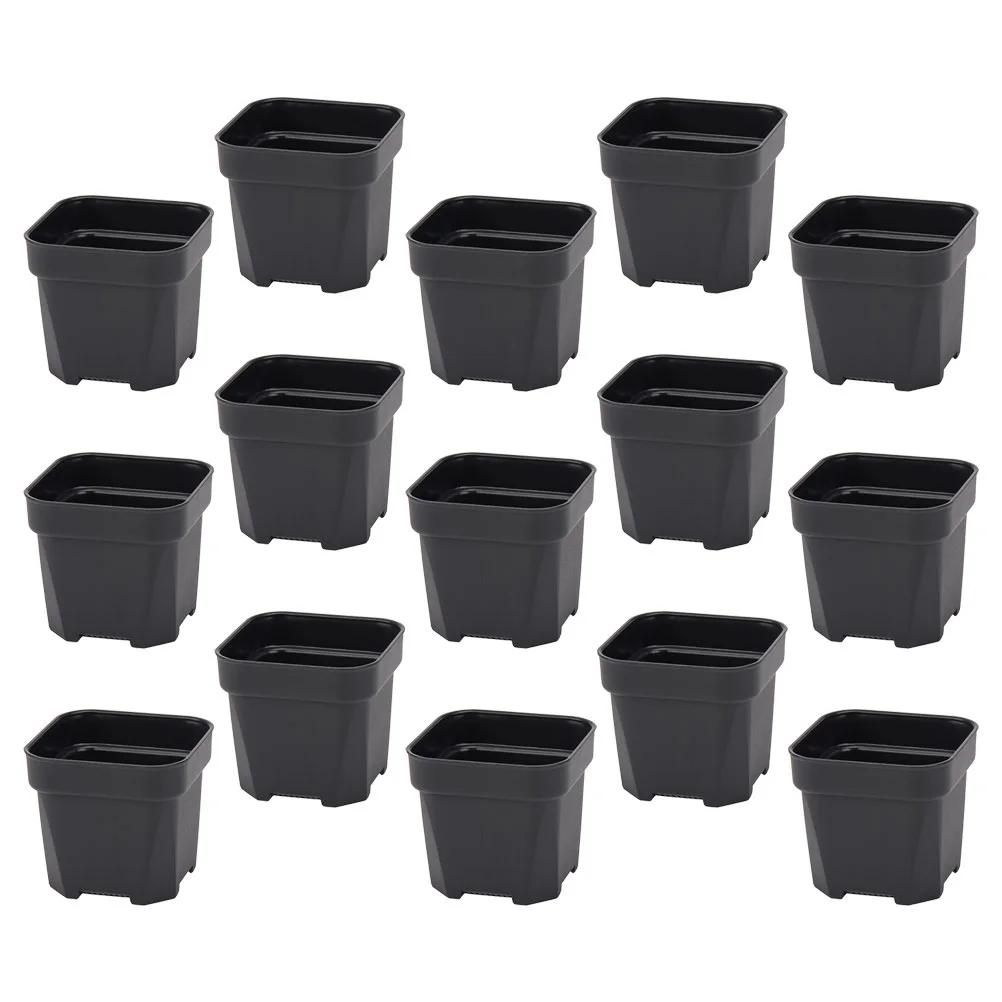 

15pcs Multipurpose Ventilated Holes Flower Starting Pot Nursery Pot Planting Pots Succulent Flowerpots