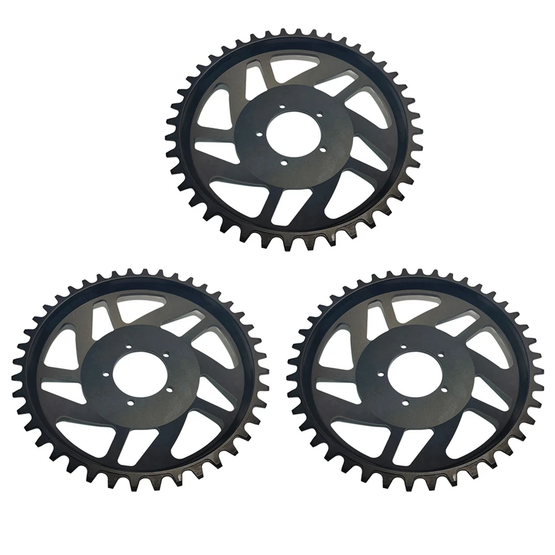 

3X For Bafang BBSHD 48V 52V 1000W Mid Motor Chain Wheel Chainring 42T Cranksets CNC 7075 Aluminum Alloy 8FUN Parts