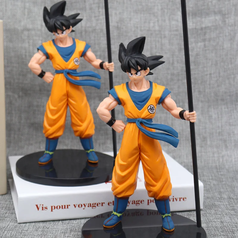 

Anime New Black Haired Monkey King With Stick 20th Anniversary Animation Hand-made Model Ornaments Accessories Doll