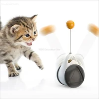 automatic cat toy tumbler rotation mode interactive funny balance car cat chasing toy with catnip pet products cats supplies