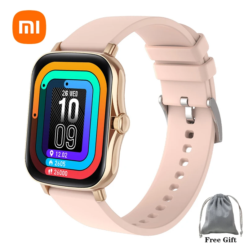 

Xiaomi 2022 Latest Smart Watch Men Full Touch Sport Fitness Tracker IP67 Waterproof Smartwatch Women Record Heart Blood Pressure