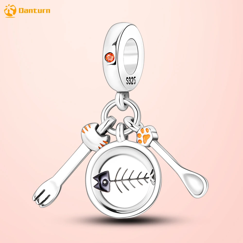 

Набор посуды Deedate бусины из стерлингового серебра 925, подвеска-Шарм подходит для оригинальных браслетов или ожерелий Pandora для изготовления женских ювелирных изделий