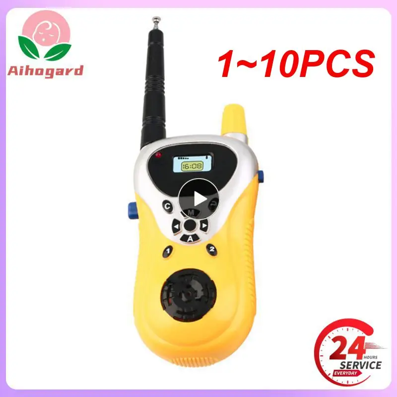 

1~10PCS Children's Walkie Talkie Kids Mini Toys Handheld Transceiver 3KM Range UHF Radio Lanyard Interphone Talkie Walkie Baby