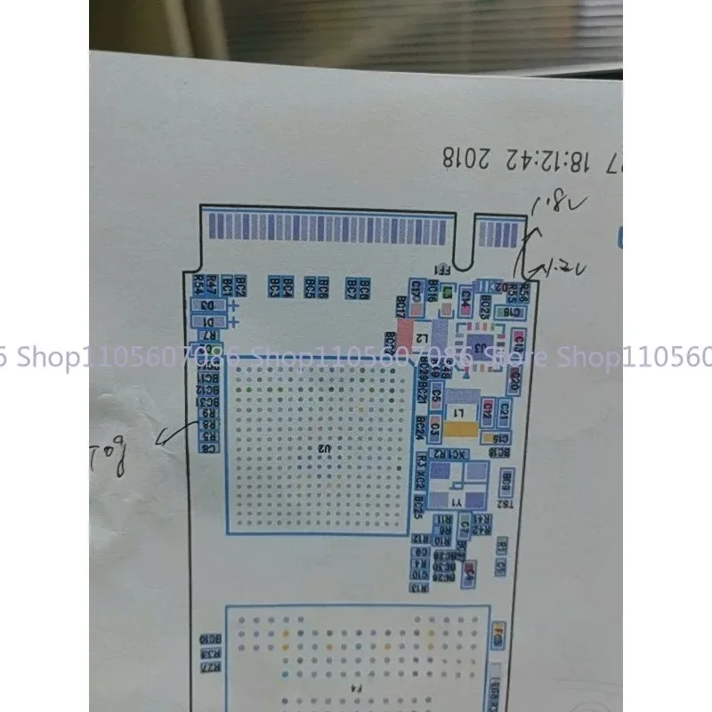 Фото Подходит для NVME SSD SM2263XT-AD, основная плата управления 272 Feet Main Control Board, DIY, 4 наклейки, плата PCB, новая. №5