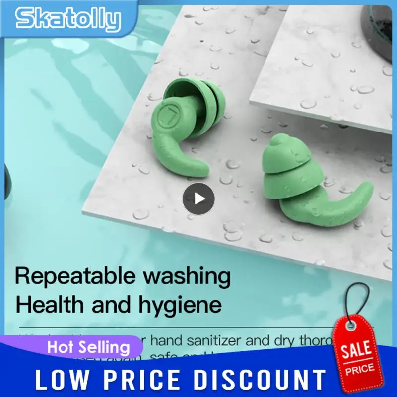 

Swimming Swimming Accessories Dust Proof Silicone Ear Plugs Sports Earplugs Diving Accessories Waterproof