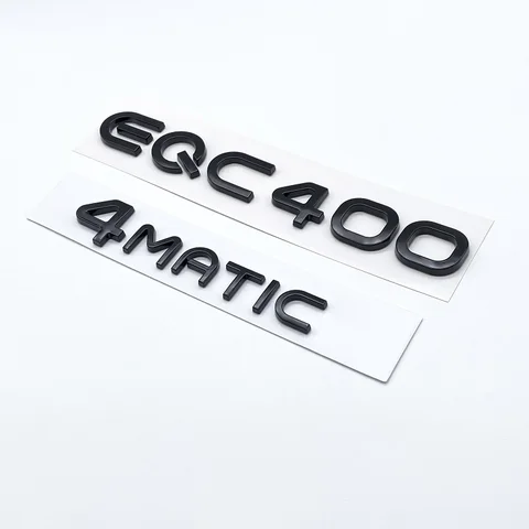 Хромированные Серебристые черные буквы багажника EQC400 4matic эмблемы для Mercedes Benz EQC электромотор SUV AWD N293