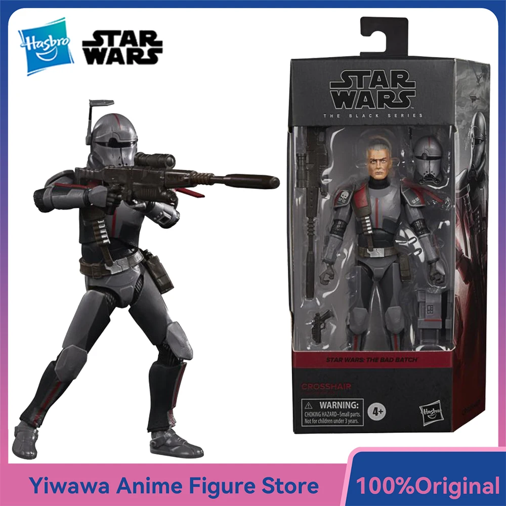 Фото [В наличии] Hasbro Star Wars The Black Series Crosshair (The Bad Batch) Коллекционная аниме-фигурка в масштабе 6 дюймов, модель с орнаментом, игрушки №2