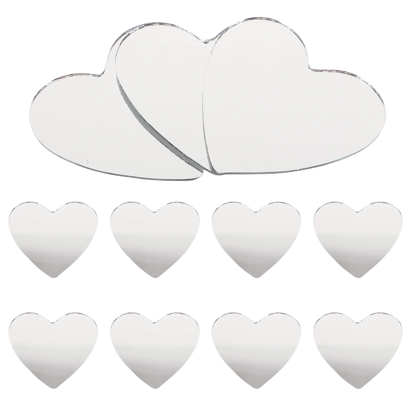 

Mirror Tiles Glass Craft Mirrors Decorative Crafts DIY Mirrors Heart Shaped Mirrors Crafts Projects Accessory 20