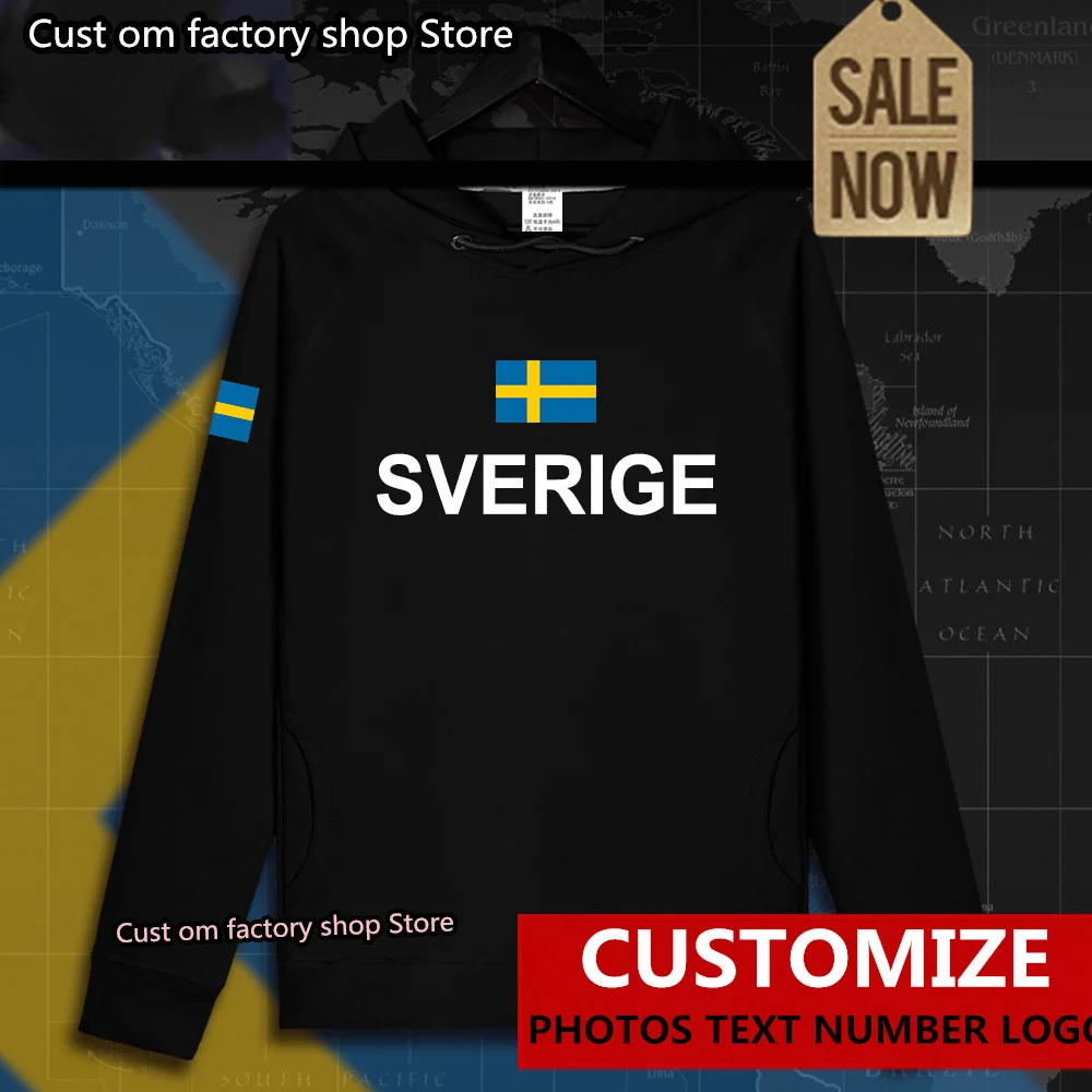 

Sweden Sverige Swedish Swede SE SWE mens hoodie pullovers hoodies men sweatshirt streetwear clothing hip hop tracksuit nation fl