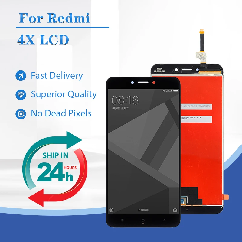 

5.0 Inch For Xiaomi Redmi 4X Lcd Touch Screen Digitizer Assembly Repair Parts For Redmi 4X Display Free Ship Brand New