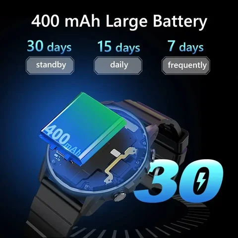Lenovo 1.39 pollici HD Bluetooth Call Смарт-часы для мужчин IP68 impermeabile спортивный фитнес-трекер Smartwatch для IOS Android NX9