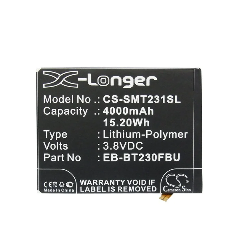 

Sam sung Samsung403Sc Degas EB-BT230FBE Tablet Battery
