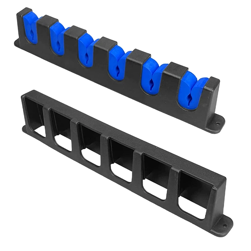 

Настенный держатель для удочки для гаражной двери, стойка для хранения удочек для лодки, вертикальные органайзеры с 6 удочками