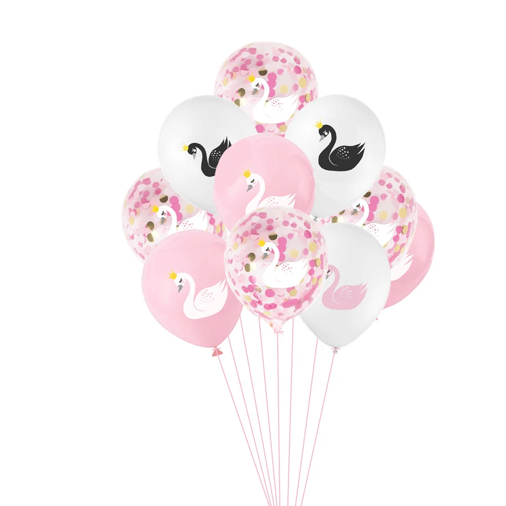 

Swan Latex Balloon Pink White Gold Birthday Party Decoration Wedding Decorations Baby Shower Girl Theme Party Supplies