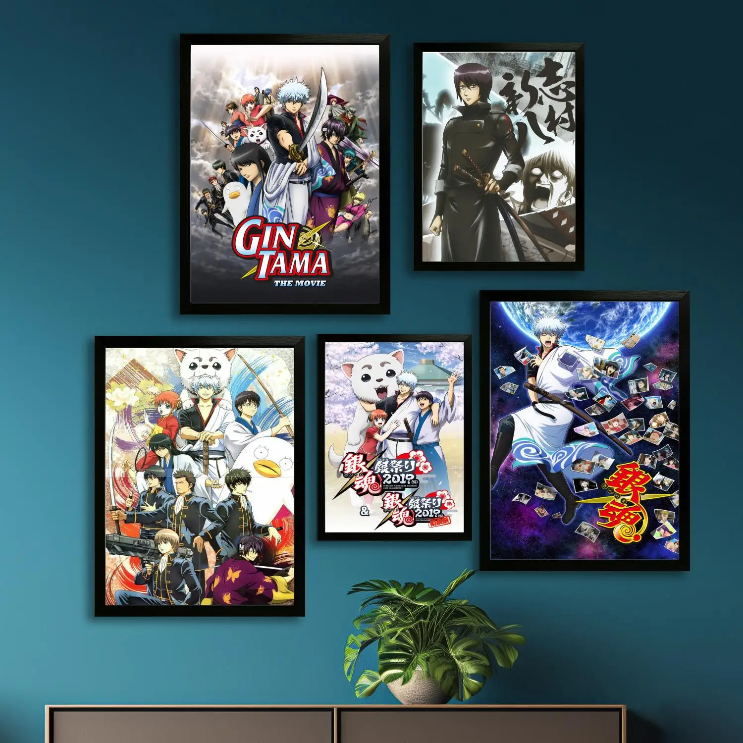 Gintama Magazine Художественный постер на холсте