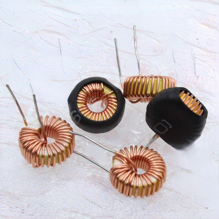 

10Pcs Yellow White Ring Magnetic Ring Inductor 8026 100UH 10A 1.0 Line Choke Coil Horizontal Toroidal Inductor Coil