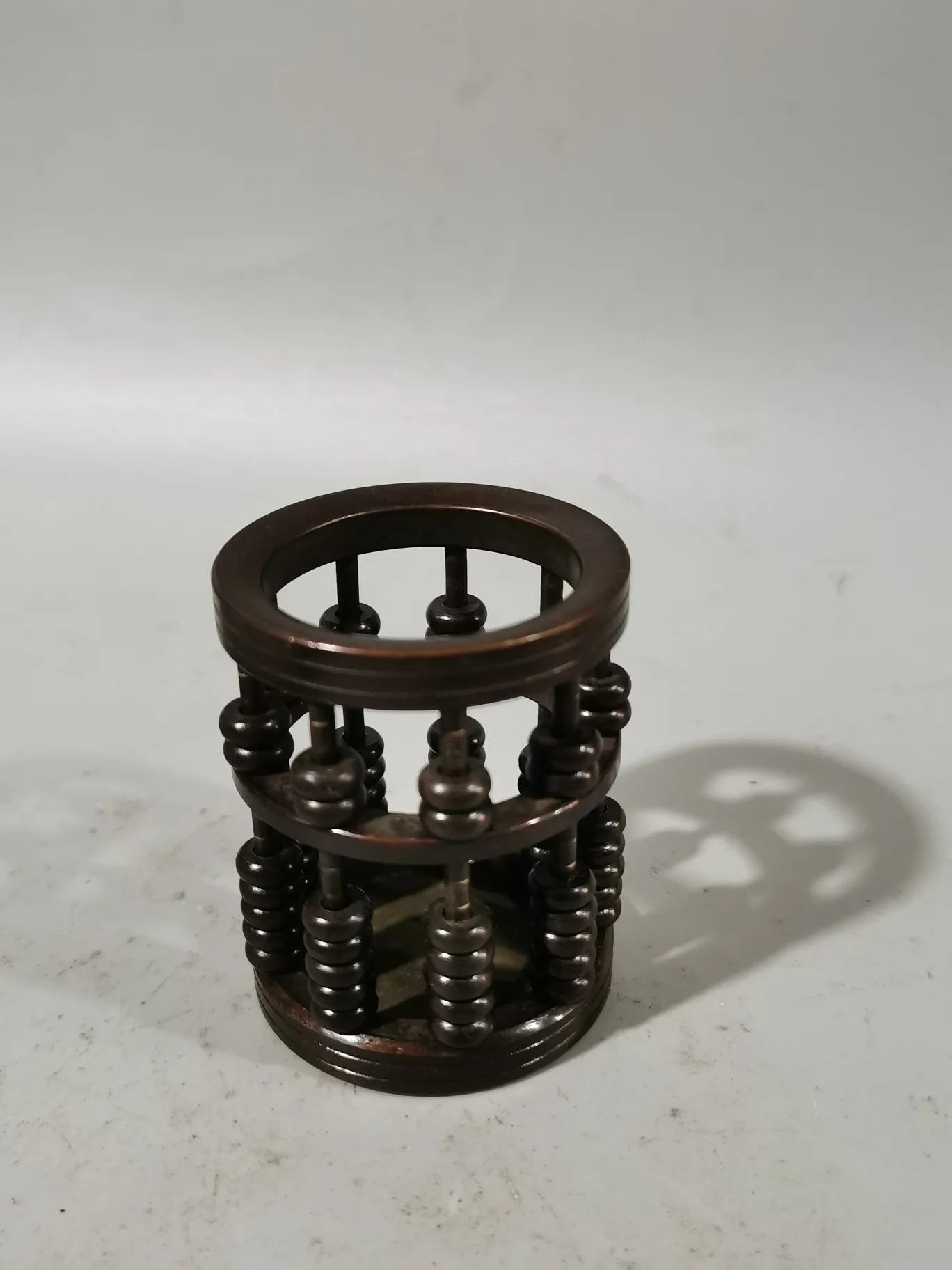 

Vintage Copper Cylinder Abacus Home Decoration Ornaments