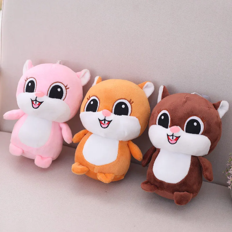 

Милая белка, плюшевая игрушка, мягкая белка, мягкие Мультяшные животные, кукла, детские игрушки, рождественские подарки на день рождения