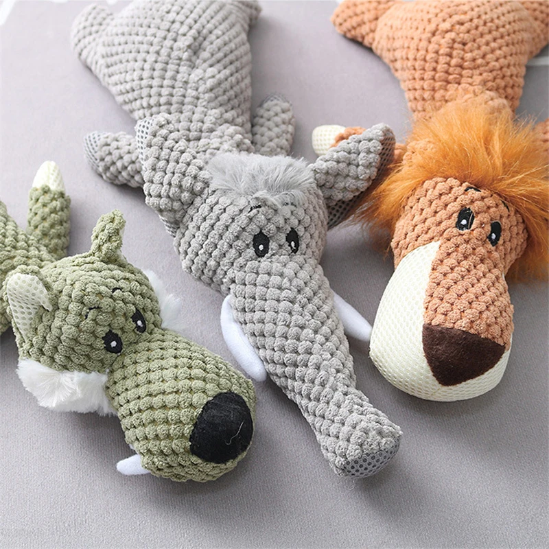 

Plush Dog Pet Outdoor Squeaker Squeaky Fun Product Donkey Toy Molar Training Bone Chew Toy Shaped Supplies Toy Interactive