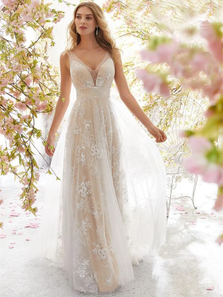 

Mandylandy женское элегантное кружевное ажурное свадебное вечернее платье модное женское сексуальное с V-образным вырезом корсет с высокой тали...