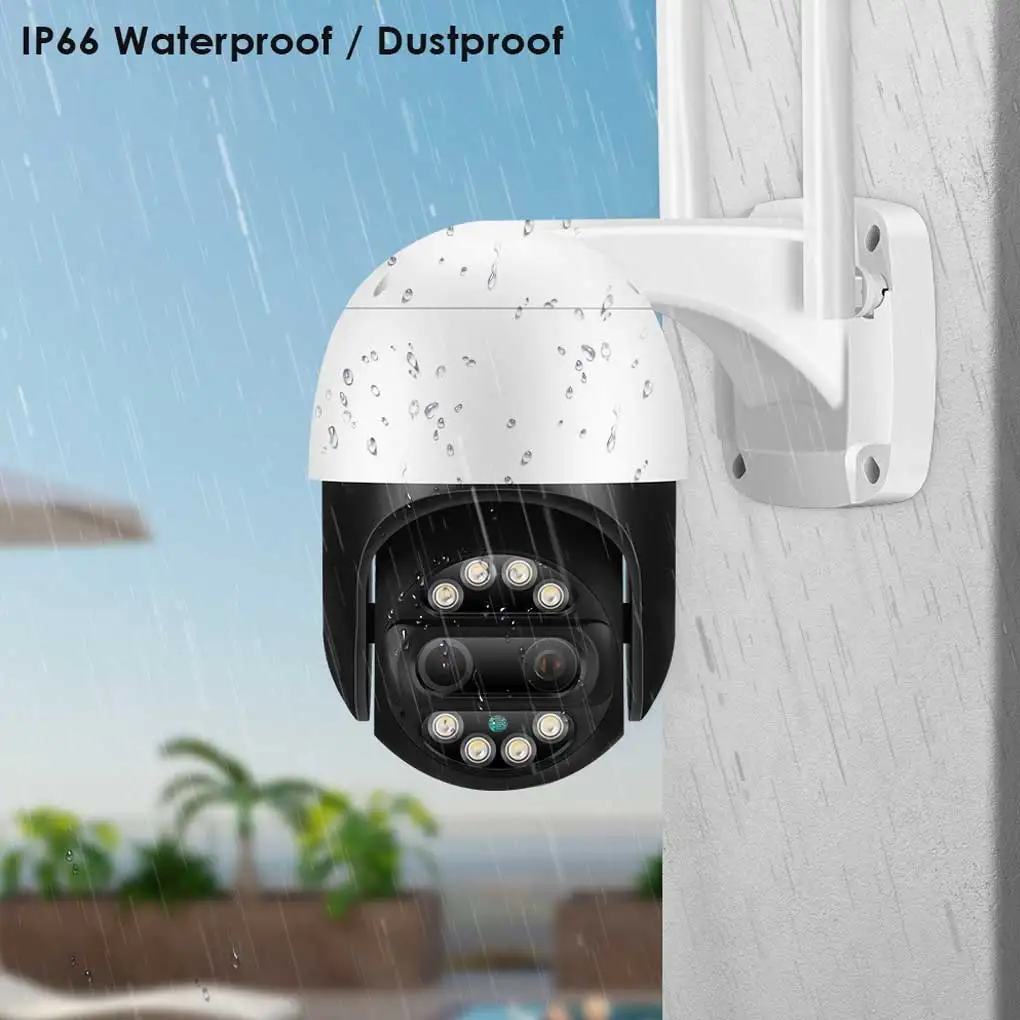 

4MP WiFi HD Camera Home Office Courtyard Backyard Remote Control Waterproof Wireless Video Recorder Camcorder EU Plug