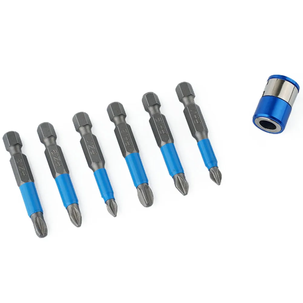 

7 шт./набор, универсальные магнитные Нескользящие сверла PH1/PH2/PH3/PZ1/PZ2/PZ3 50 мм 1/4 дюйма
