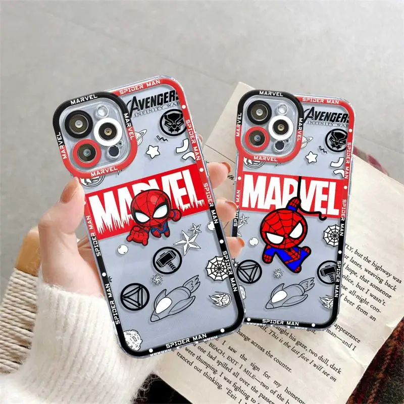 

Wavy Lines For Samsung A51 A53 A32 4G A52 A12 A13 5G A21s A11 A33 A73 A31 A22 A72 A23 A41 A71 A52s Phone Case Cartoon Spider Man