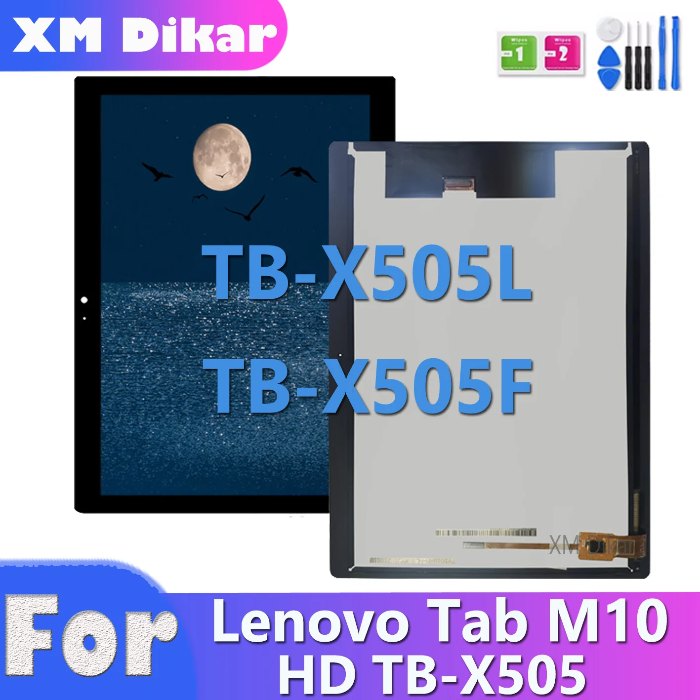 Новинка ЖК-дисплей 10 1 дюйма для Lenovo Tab M10 HD TB-X505 X505F TB-X505L X505 с сенсорным экраном и