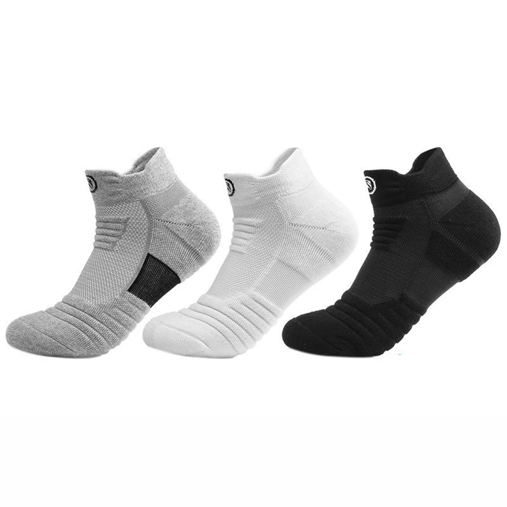 

Men Basketball Football Socks Anti-Slip Towel Bottom Breathable Thickened Outdoor Sports Running Short Socks