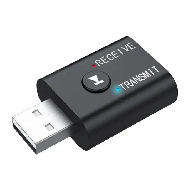 2-в-1 USB Bluetooth-совместимый аудио 5 0 передатчик умный приемник для ТВ ПК наушники