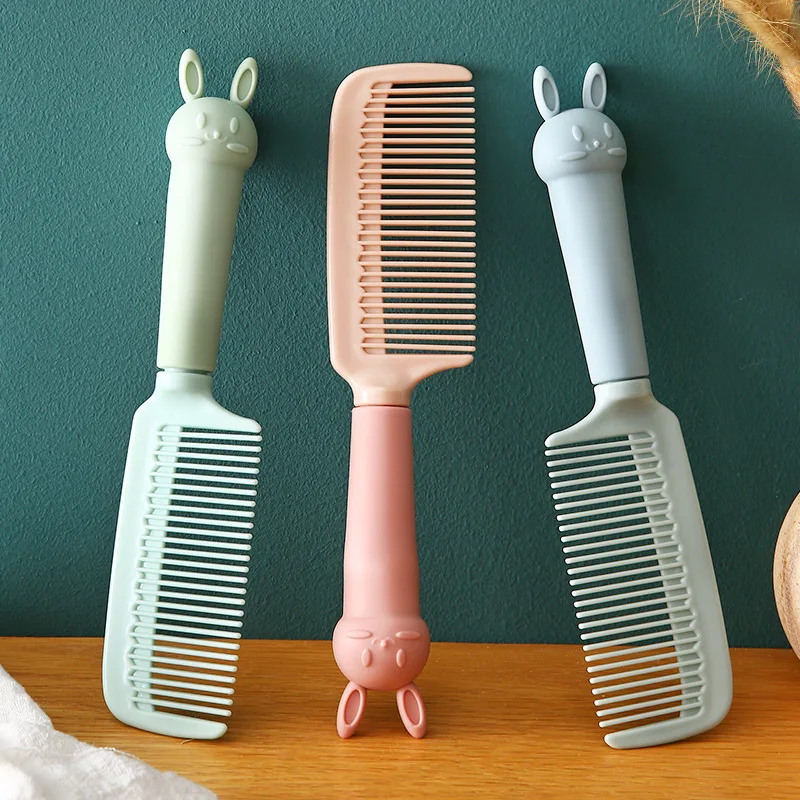 

Rabbit Ears Hair Styling Comb Massage Comb Ladies Womens Long Hair Massage Smooth Comb Children Cute Cartoon Hairdressing Comb