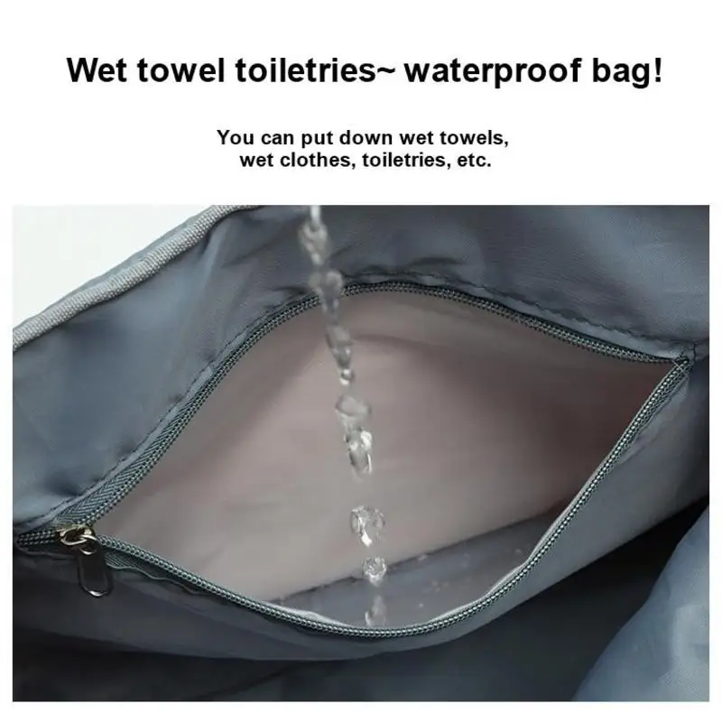 Gym Duffel Bag for Women Waterproof Yoga Tote Bag Gym Stuff Bag Men with Shoe Compartment and Wet Pocket Travel Accessories for