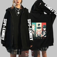y2k anime spy x family hoodie print sweatshirt menwomen harajuku streetwear zipper jacket korean style kawaii tops dropshipping