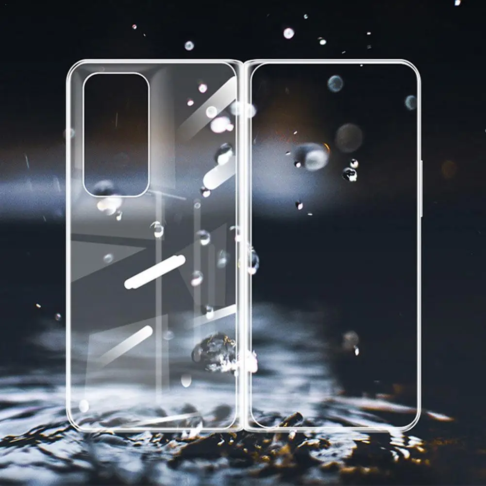 

Ultra-thin Transparent Hollow Phone Case, All-inclusive Hard PC Shell, Foldable Screen, Anti-drop Protection Cover for OPPO Find