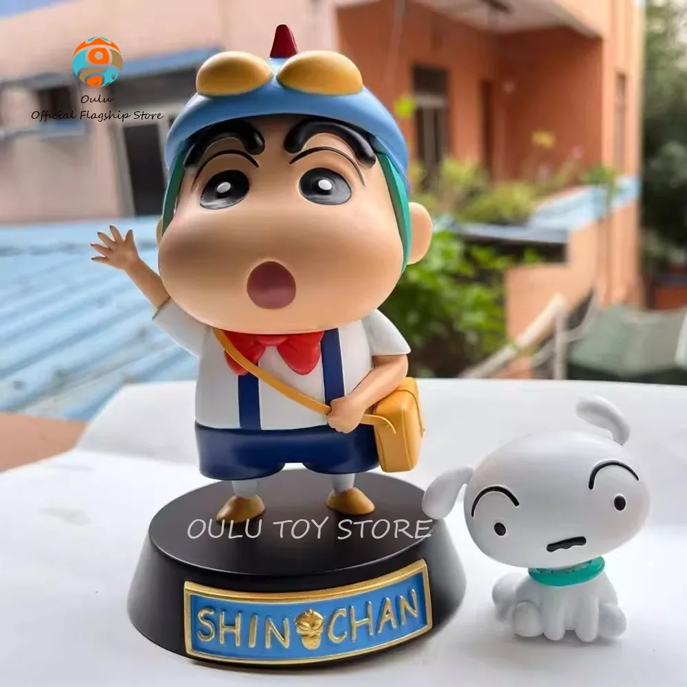 

Crayon Shin-Chan Anime Figures The South Figurine Nowarashnnosuke Cos Action Kamen Pvc Children'S Birthday Gifts Gift For Kids