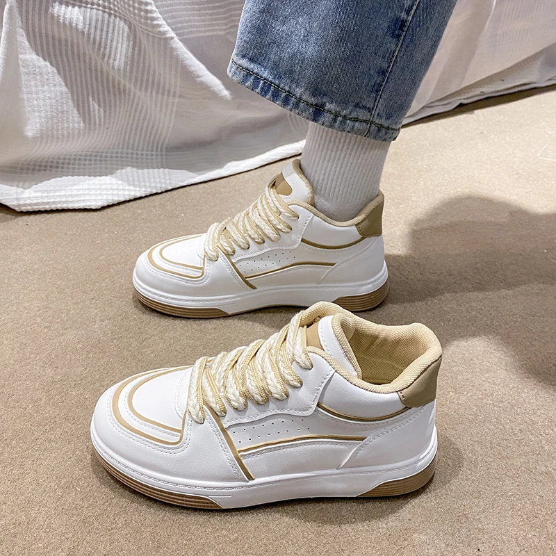 

Кеды женские на шнуровке, Вулканизированная подошва, Классические холщовые кроссовки, плоская подошва, без шнуровки, повседневная обувь, бе...