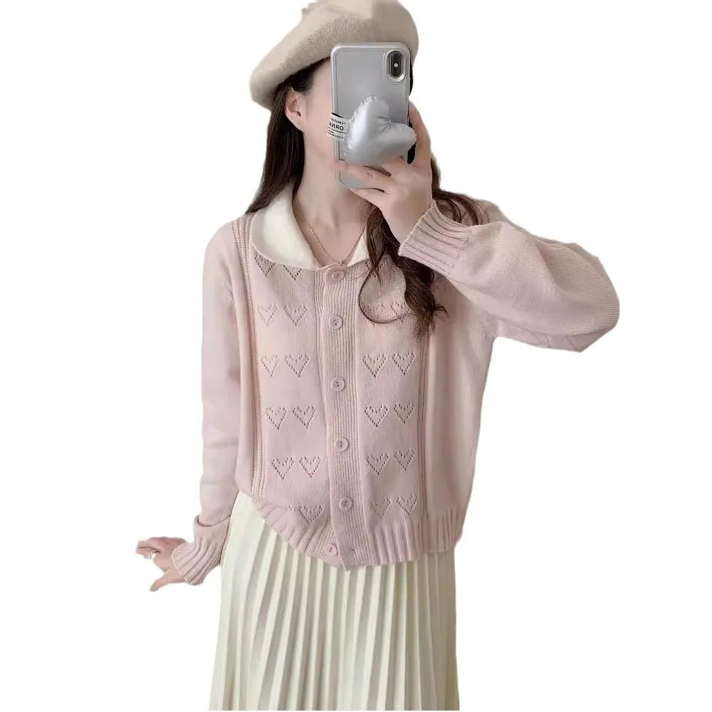 Женский красный пуловер из полиэстера |