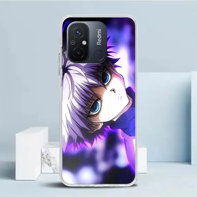 Чехол для телефона HunterX Killua Xiaomi Redmi 12C 12 10C 10 10A 9C 9A 9T 9 8 8A 7 7A 6 Pro 6A K20 K30 K40 S2 Мягкая