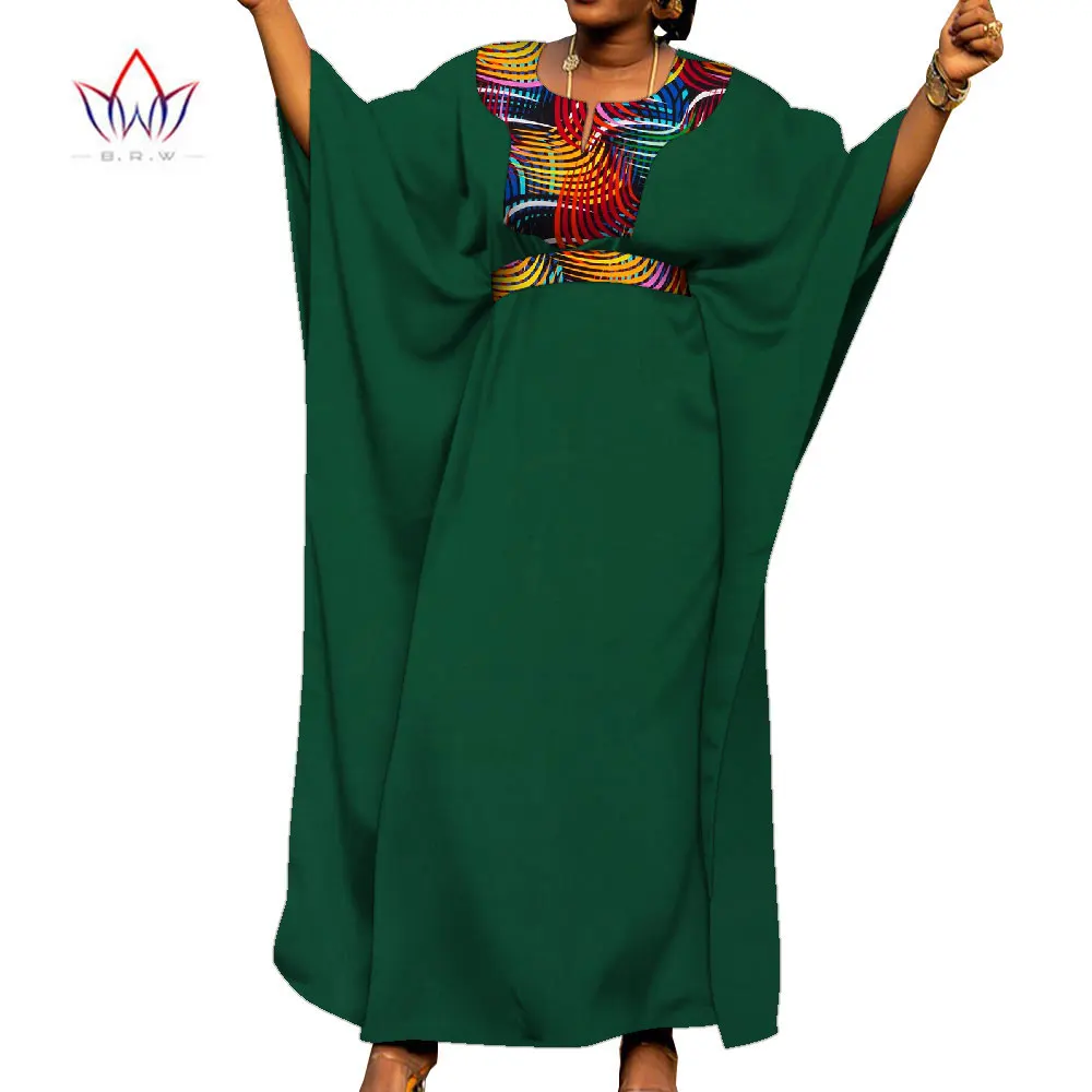 S-6XL African Dresses for Women Summer Africa Women Printing Plus Size Long Dress African Robes African Clothes WY10221