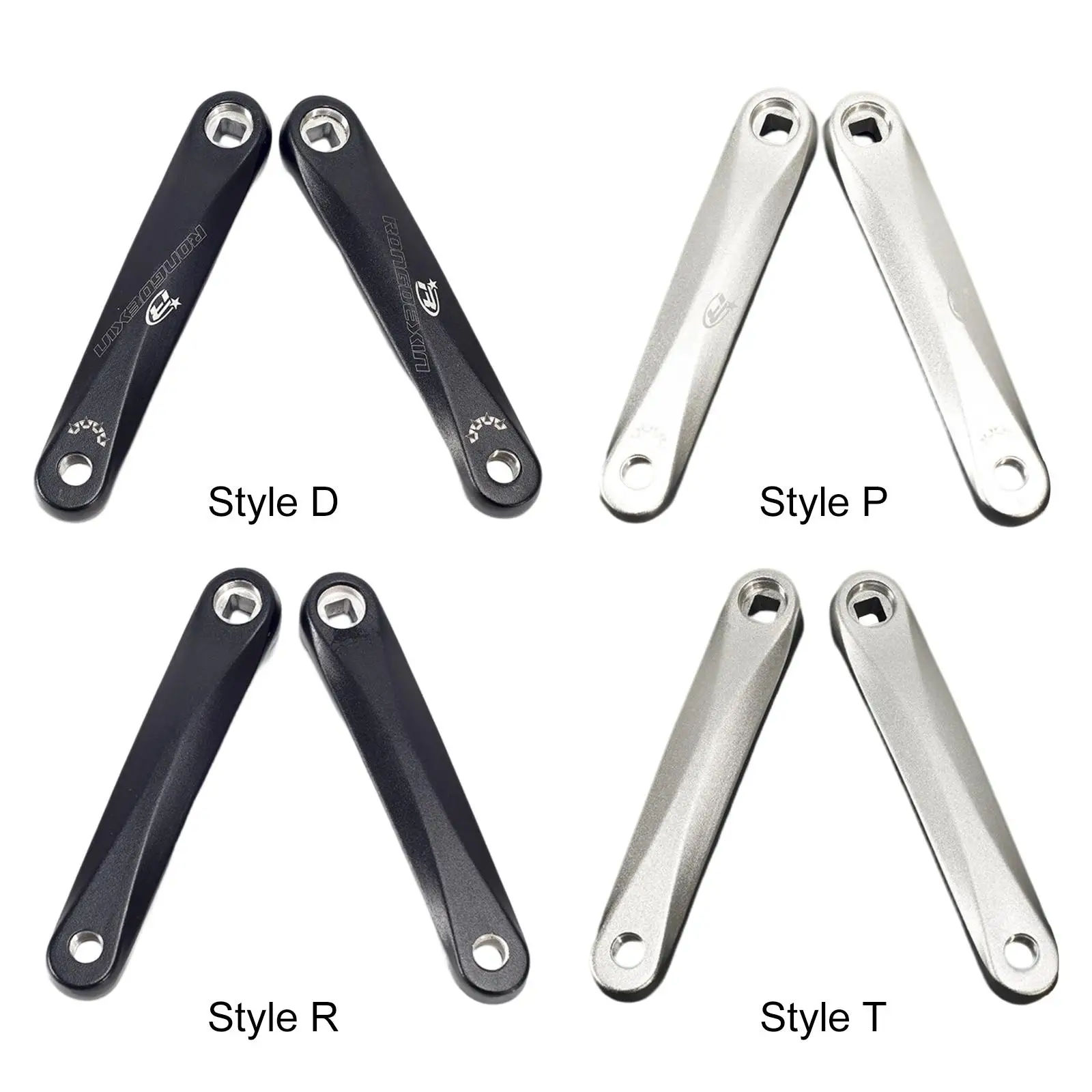 

Рычаг коленвала велосипеда, прочный металлический Профессиональный Черный рычаг коленвала велосипеда для запасных частей, горный велосип...