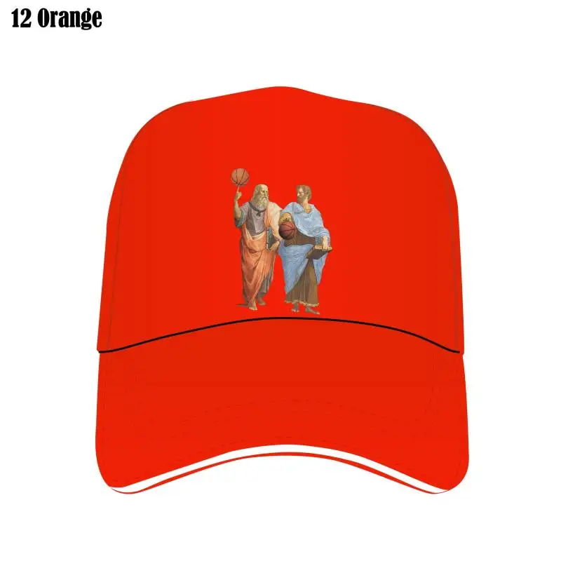 

Men Cotton Custom Hat Men Plato And Aristotle In Epic Basketball Match Slim Graphic Cartoon Bill Hats Funny Bill Hats Bill Hat H