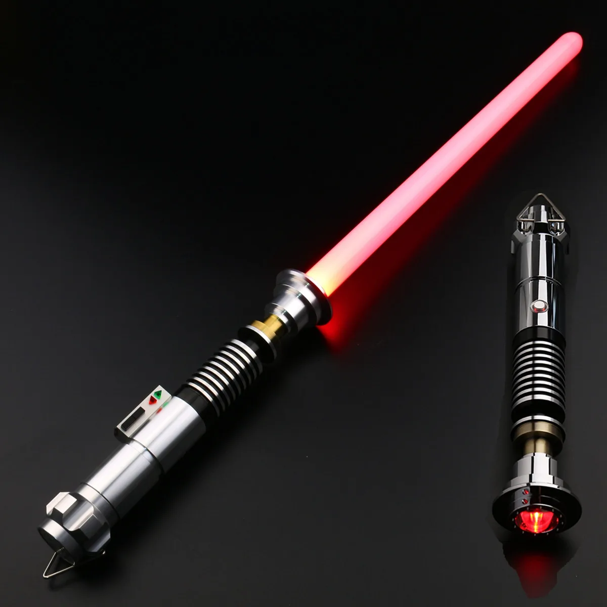 

Adult Luke Smooth Swing Dueling Lightsabers Metal Hilt FOC Light Saber RGB 12 Colors Changeable 10 Sets Sound Font Force FX Toys